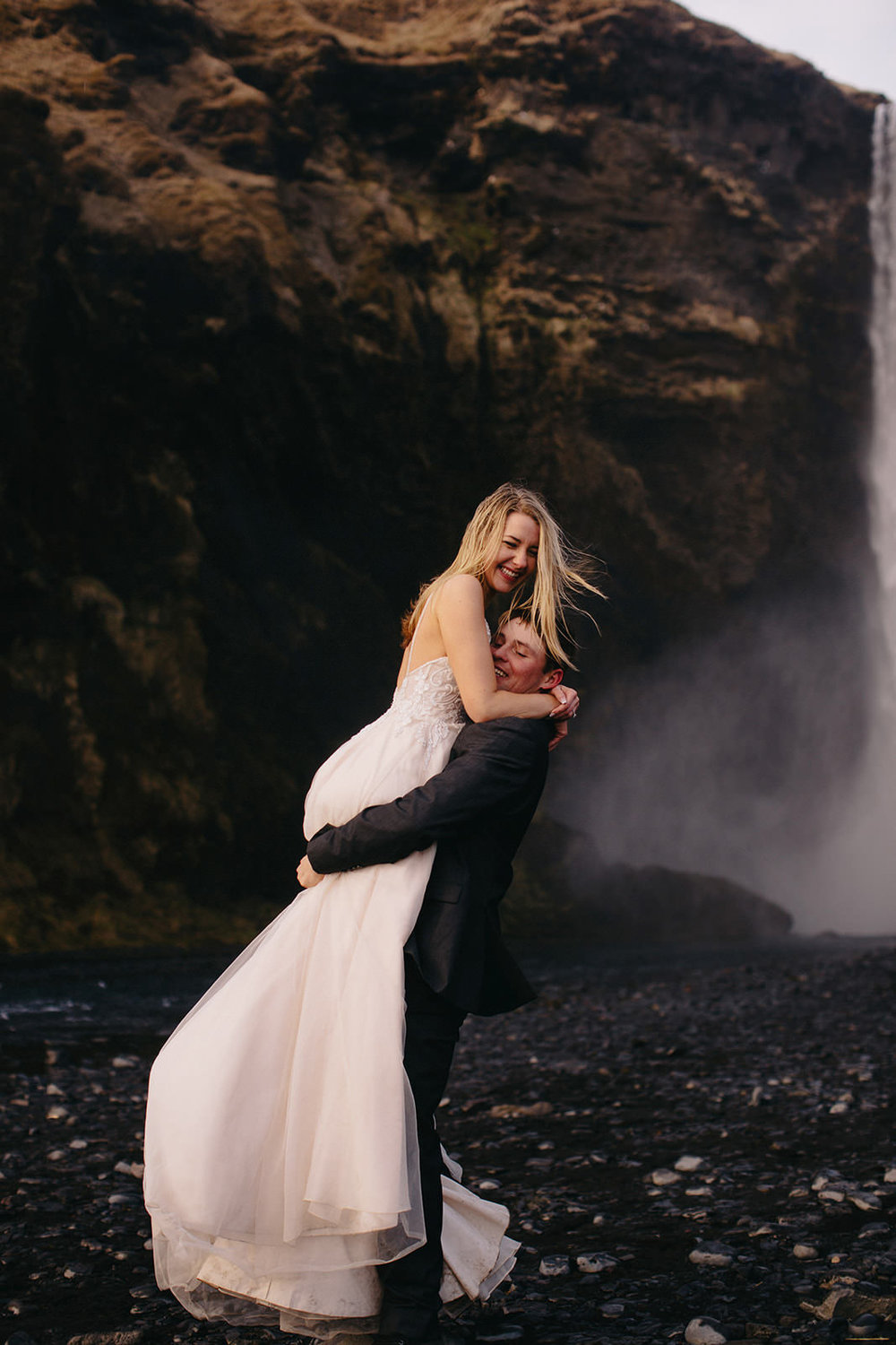 Icelandic Iceland Elopement Wedding Elope Photographer Eloping Reykjavík Vik Black Sand Beach Jökulsárlón Skogafoss Waterfall Vestrahorn Mountain Liz Osban Photography Destination 102.jpg