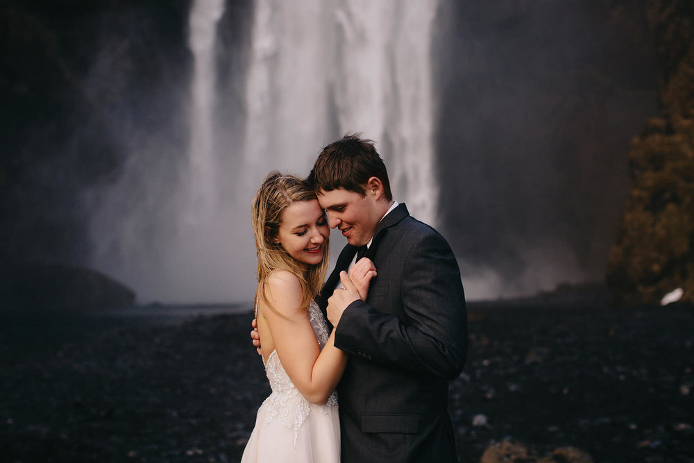 Icelandic Iceland Elopement Wedding Elope Photographer Eloping Reykjavík Vik Black Sand Beach Jökulsárlón Skogafoss Waterfall Vestrahorn Mountain Liz Osban Photography Destination 104.jpg