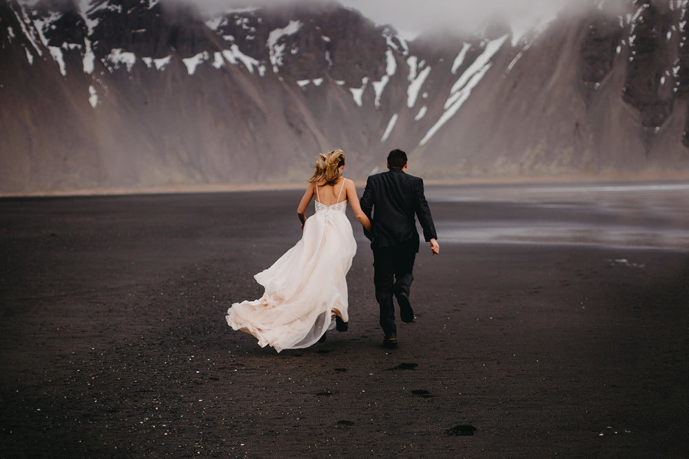 Icelandic Iceland Elopement Wedding Elope Photographer Eloping Reykjavík Vik Black Sand Beach Jökulsárlón Skogafoss Waterfall Vestrahorn Mountain Liz Osban Photography Destination 38.jpg