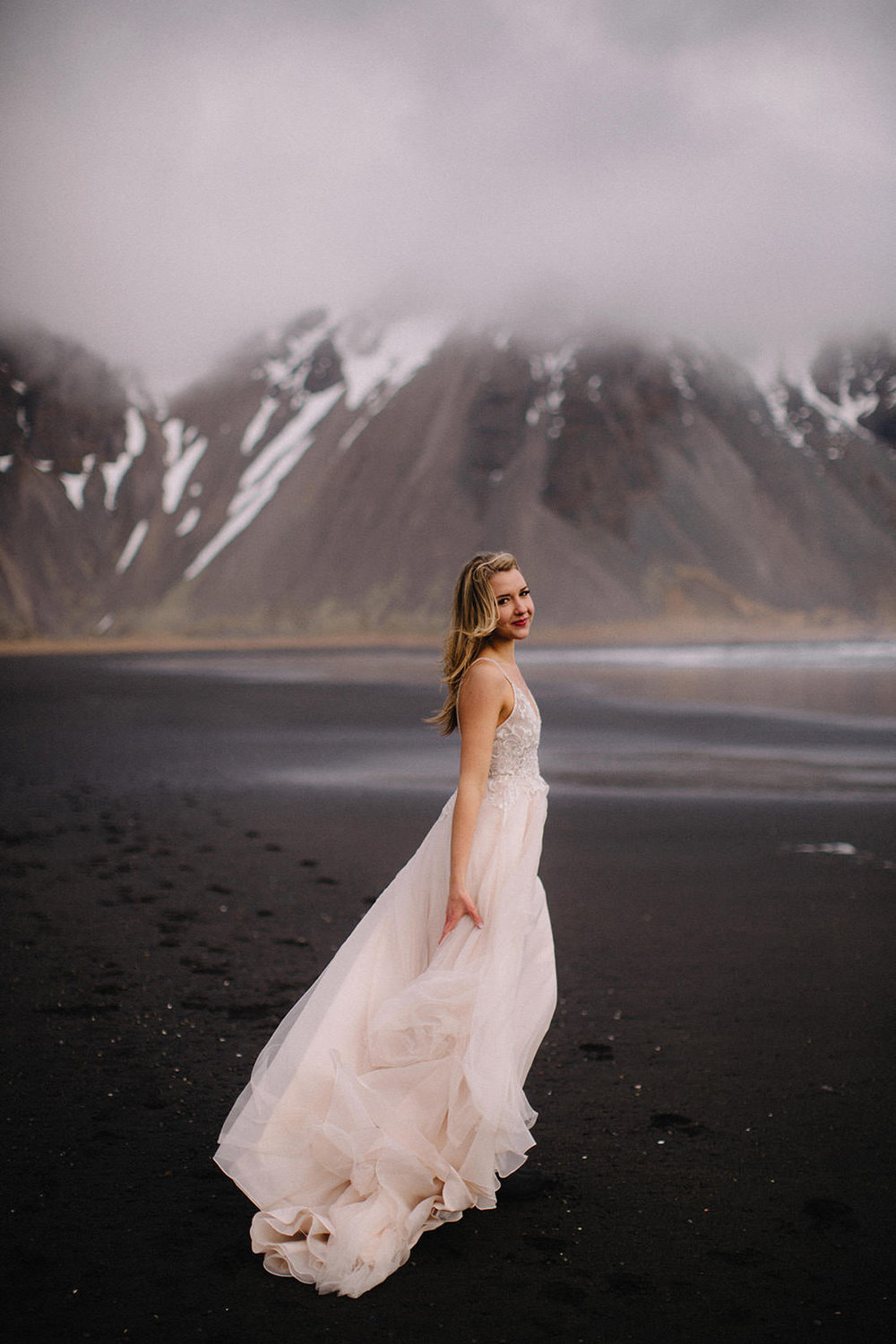 Icelandic Iceland Elopement Wedding Elope Photographer Eloping Reykjavík Vik Black Sand Beach Jökulsárlón Skogafoss Waterfall Vestrahorn Mountain Liz Osban Photography Destination 42.jpg