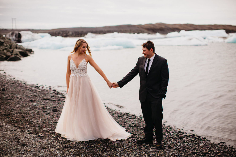 Icelandic Iceland Elopement Wedding Elope Photographer Eloping Reykjavík Vik Black Sand Beach Jökulsárlón Skogafoss Waterfall Vestrahorn Mountain Liz Osban Photography Destination 48.jpg