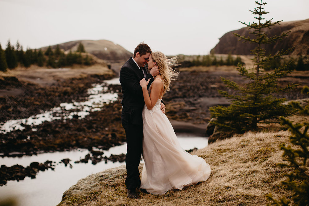 Icelandic Iceland Elopement Wedding Elope Photographer Eloping Reykjavík Vik Black Sand Beach Jökulsárlón Skogafoss Waterfall Vestrahorn Mountain Liz Osban Photography Destination 66.jpg