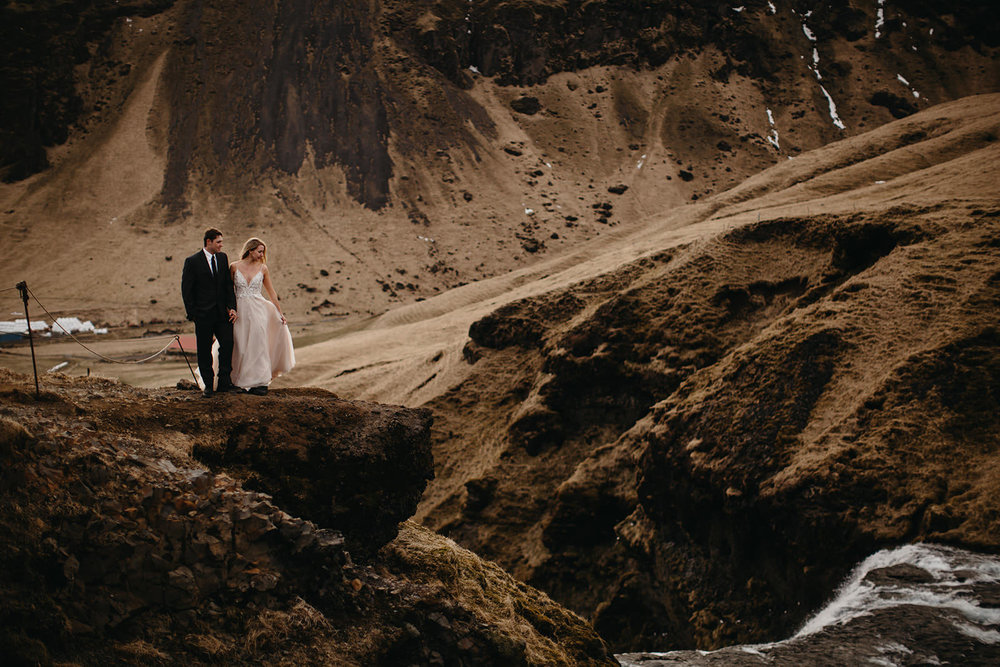 Icelandic Iceland Elopement Wedding Elope Photographer Eloping Reykjavík Vik Black Sand Beach Jökulsárlón Skogafoss Waterfall Vestrahorn Mountain Liz Osban Photography Destination 92.jpg